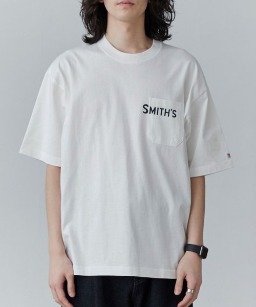coen(coen)/SMITH’S（スミス）別注ロゴプリントポケットTシャツ/img14