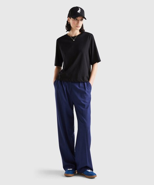 BENETTON (women)(ベネトン（レディース）)/クルーネック5分袖Tシャツ・カットソー/img02