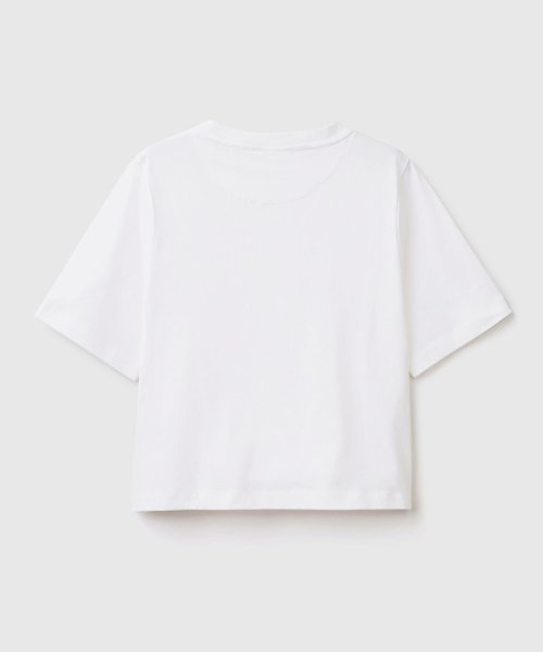 BENETTON (women)(ベネトン（レディース）)/クルーネック5分袖Tシャツ・カットソー/img12