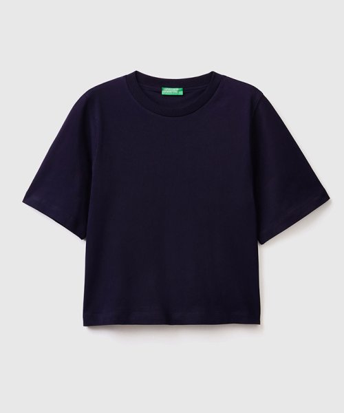 BENETTON (women)(ベネトン（レディース）)/クルーネック5分袖Tシャツ・カットソー/img19