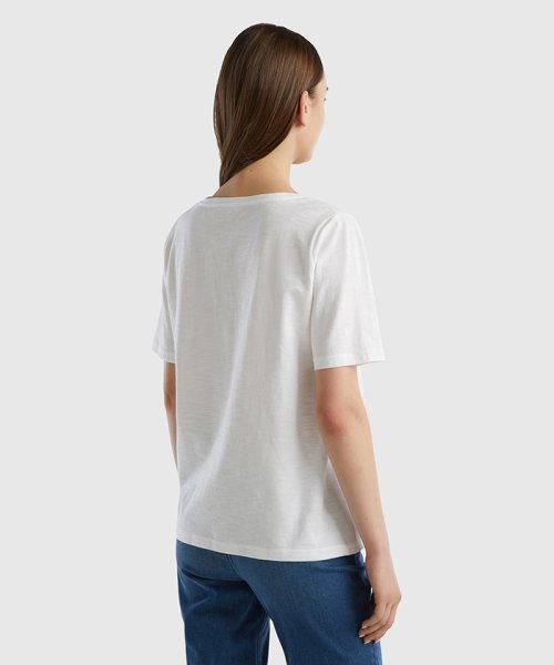 BENETTON (women)(ベネトン（レディース）)/Vネック半袖Tシャツ・カットソー/img09