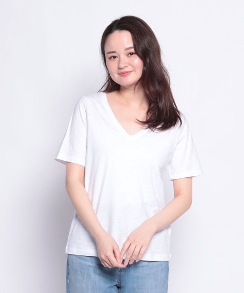 BENETTON (women)(ベネトン（レディース）)/Vネック半袖Tシャツ・カットソー/img12