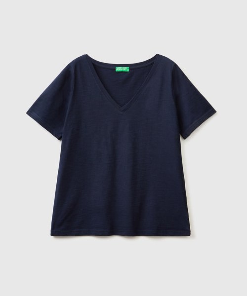 BENETTON (women)(ベネトン（レディース）)/Vネック半袖Tシャツ・カットソー/img18