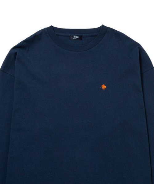 JUNRed(ジュンレッド)/【 POLO BCS別注 】j.n.r.d / ワンポイントロングスリーブTシャツ/img02