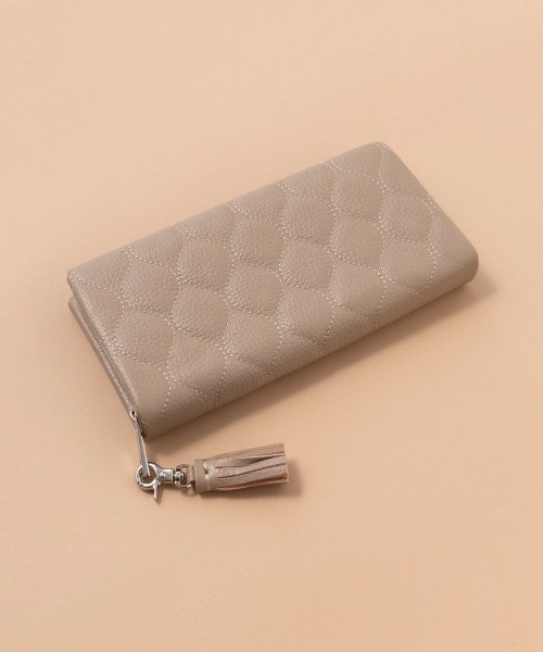 【BEAURE】カウレザー キルティング 財布 ウォレット タッセル ジップ 牛革 ラウンドジップ 長財布 B－20302 人気・おすすめ｜使いやすい・旅行におすすめ 品質保証 全国発送 在庫限り