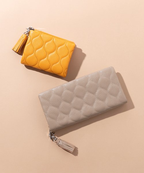 【BEAURE】カウレザー キルティング 財布 ウォレット タッセル ジップ 牛革 ラウンドジップ 長財布 B－20302 人気・おすすめ｜使いやすい・旅行におすすめ 品質保証 全国発送 在庫限り