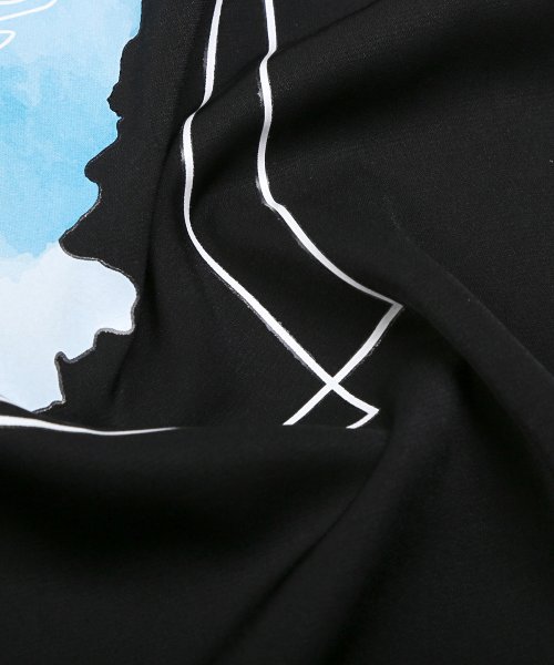 LUXSTYLE(ラグスタイル)/フラワープリント長袖シャツ/長袖シャツ メンズ バックプリント ロゴ 刺繍 フォトプリント ビッグシルエット 花柄/img26