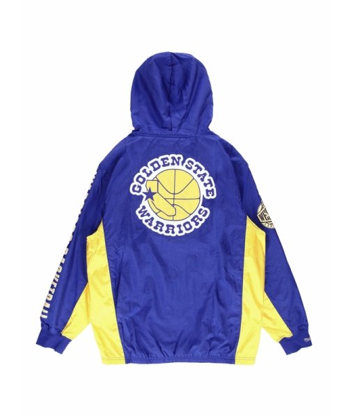 Mitchell & Ness(ミッチェルアンドネス)/ウォーリアーズ チーム OG 2.0 アノラック ウィンドブレーカー ヴィンテージロゴ NBA TEAM OG 2.0 ANORAK WINDBREAKER W/img01