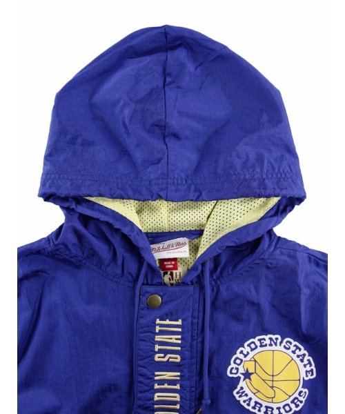 Mitchell & Ness(ミッチェルアンドネス)/ウォーリアーズ チーム OG 2.0 アノラック ウィンドブレーカー ヴィンテージロゴ NBA TEAM OG 2.0 ANORAK WINDBREAKER W/img02