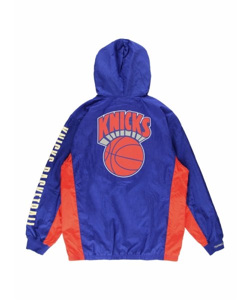 Mitchell & Ness(ミッチェルアンドネス)/ニックス チーム OG 2.0 アノラック ウィンドブレーカー ヴィンテージロゴ NBA TEAM OG 2.0 ANORAK WINDBREAKER KNIC/img01