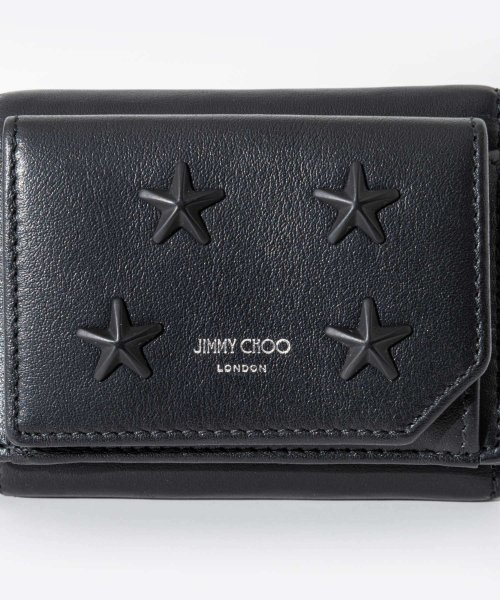 JIMMY CHOO(ジミーチュウ)/ジミーチュウ JIMMY CHOO BEALE OAJ 三つ折り財布 メンズ 財布 ミニ財布 スタースタッズ カード入れ プレゼント ギフト/img05