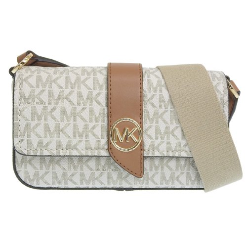 MICHAEL KORS マイケルコース GREENWICH EW XS グリニッチ イースト ウェスト MKシグネチャー 斜めがけ ショルダー バッグ XSサ 