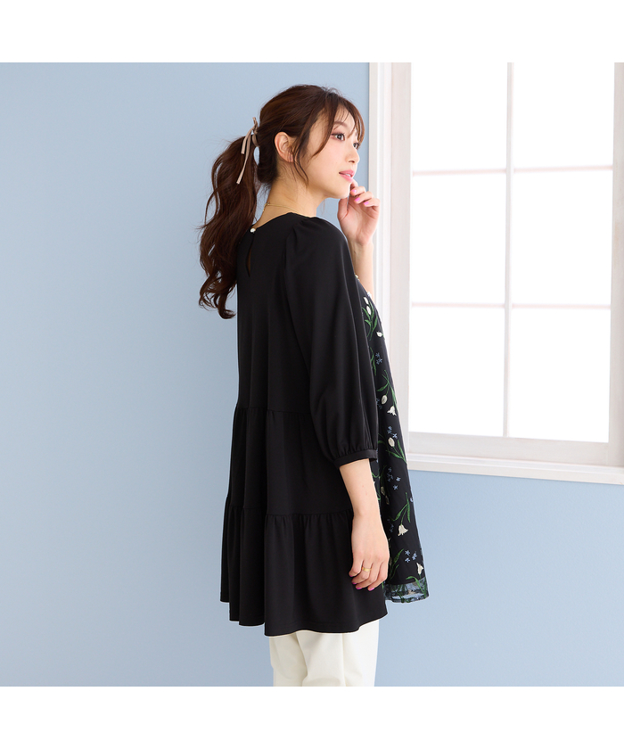 チューリップ刺繍チュニック(505975211)｜阪急百貨店公式通販