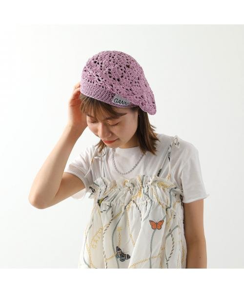 GANNI(ガニー)/GANNI  ベレー帽 A4556 5863 メタリック Beret /img08