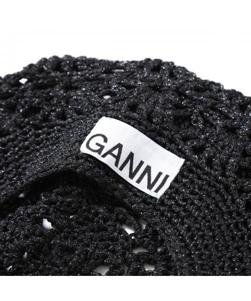 GANNI(ガニー)/GANNI  ベレー帽 A4556 5863 メタリック Beret /img12
