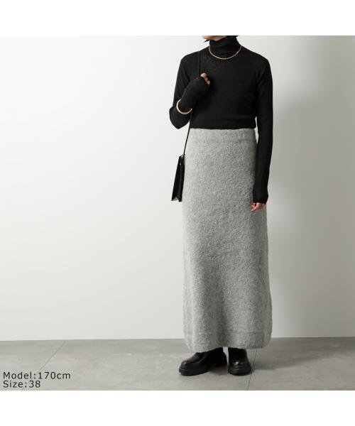 C.T.plage スカート Alpaca loop back slit skirt CT23331－1 plage Alpaca loop back slit skirt