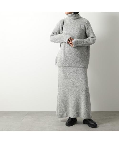 C.T.plage スカート Alpaca loop back slit skirt CT23331－1 plage Alpaca loop back slit skirt