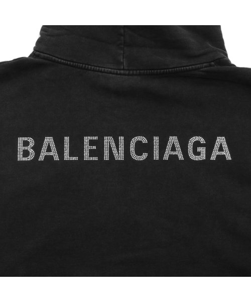 BALENCIAGA(バレンシアガ)/バレンシアガ パーカー フーディー ブラック レディース BALENCIAGA 620947 TNVU2 1073/img06
