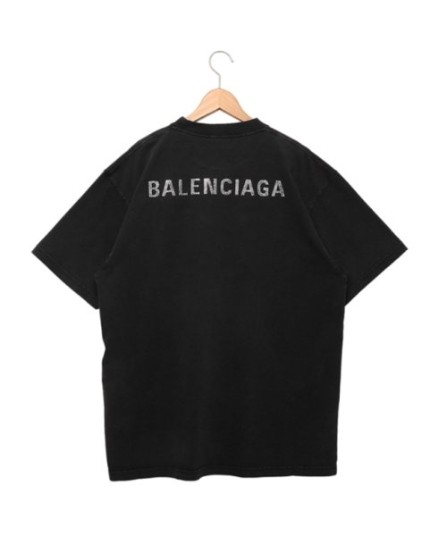 BALENCIAGA(バレンシアガ)/バレンシアガ Tシャツ カットソー ブラック レディース BALENCIAGA 641655 TNVU3 1073/img02