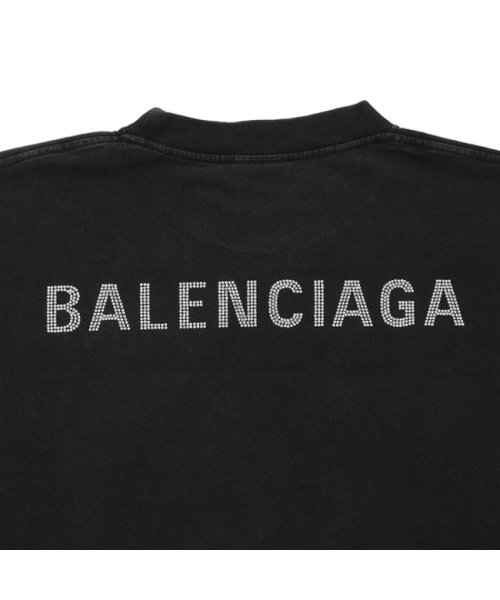 BALENCIAGA(バレンシアガ)/バレンシアガ Tシャツ カットソー ブラック レディース BALENCIAGA 641655 TNVU3 1073/img06