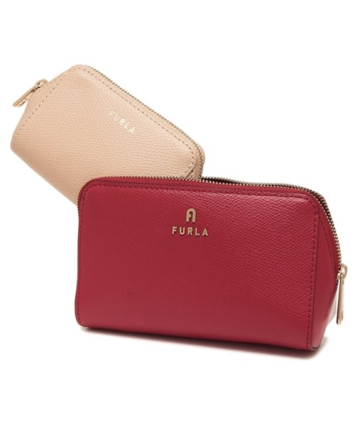 FURLA(フルラ)/フルラ ポーチ カメリア 化粧ポーチ セット コスメポーチ レッド ベージュ レディース FURLA WE00453 ARE000 2721S/img07