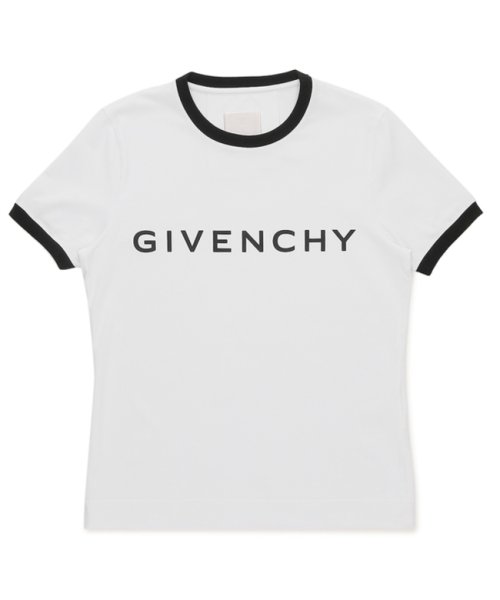 GIVENCHY(ジバンシィ)/ジバンシィ Tシャツ カットソー スリムフィットTシャツ アーキタイプ ロゴ ホワイト ブラック レディース GIVENCHY BW70BF3YAC 116/img05