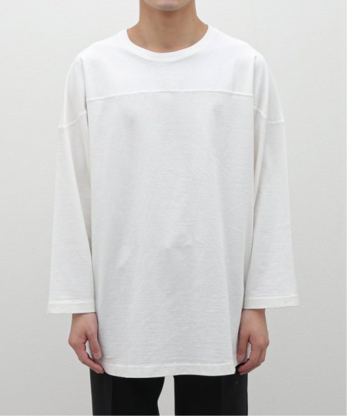 JOURNAL STANDARD(ジャーナルスタンダード)/【FOLL / フォル】cotton silk football tee/img03