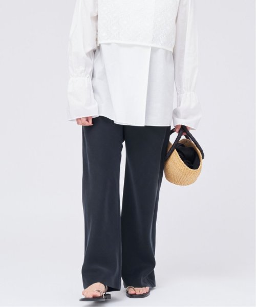 フィブリルサテン イージーパンツ 160cm