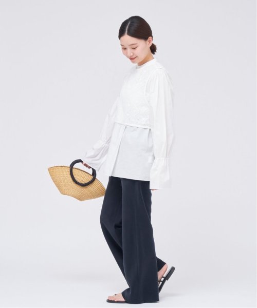 フィブリルサテン イージーパンツ 160cm