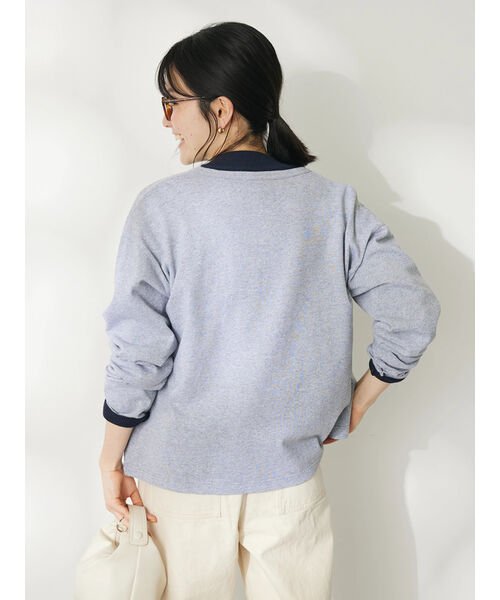 CRAFT STANDARD BOUTIQUE(クラフトスタンダードブティック)/ヴィンテージ風天竺 パール釦クルーカーデL/S/img11