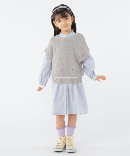 SHIPS KIDS(シップスキッズ)/SHIPS KIDS:100～125cm / サマーニット ベスト/img13