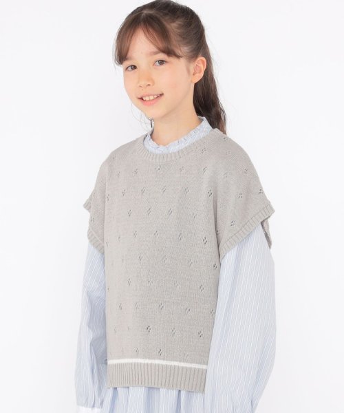 SHIPS KIDS(シップスキッズ)/SHIPS KIDS:130～155cm / サマーニット ベスト/img01