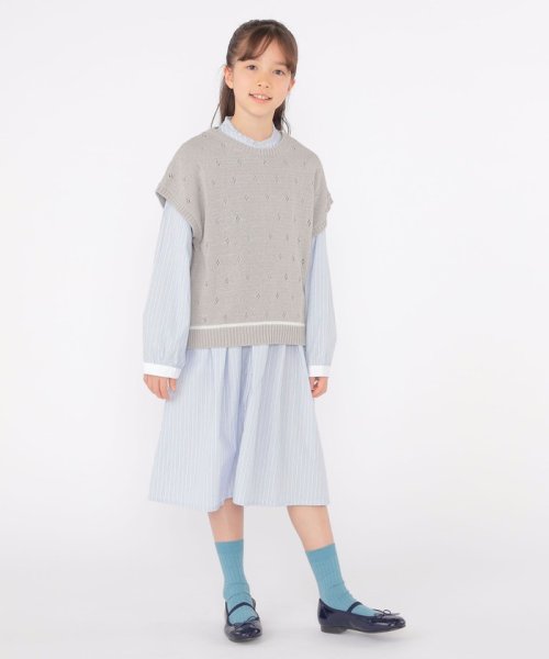 SHIPS KIDS(シップスキッズ)/SHIPS KIDS:130～155cm / サマーニット ベスト/img04