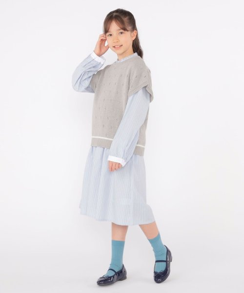 SHIPS KIDS(シップスキッズ)/SHIPS KIDS:130～155cm / サマーニット ベスト/img05