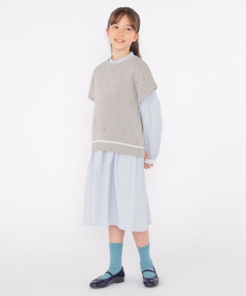 SHIPS KIDS(シップスキッズ)/SHIPS KIDS:130～155cm / サマーニット ベスト/img07