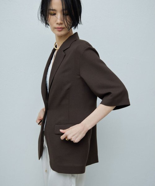 ハーフスリーブシングルジャケット 