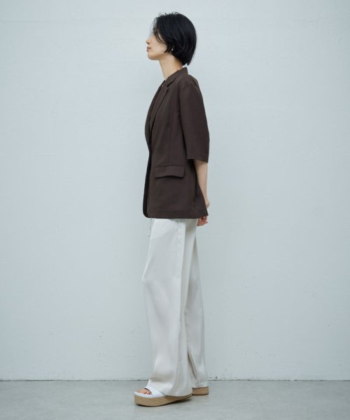 ハーフスリーブシングルジャケット 