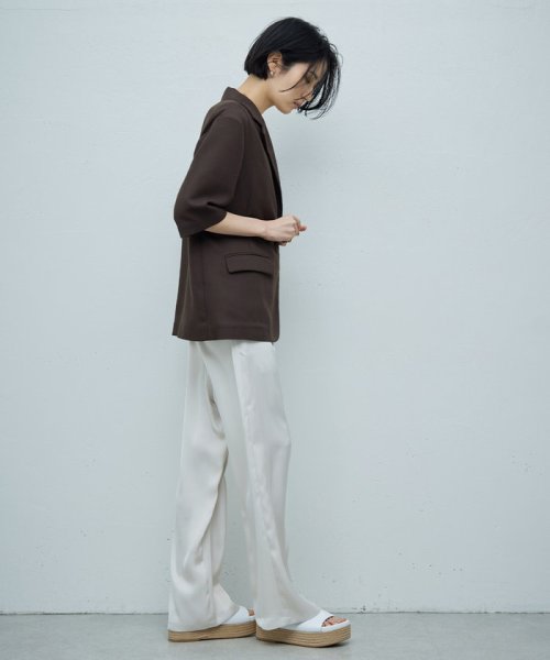 ハーフスリーブシングルジャケット 