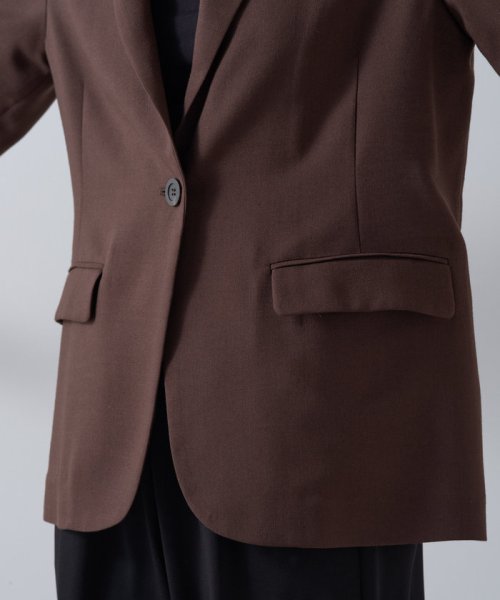 ハーフスリーブシングルジャケット 