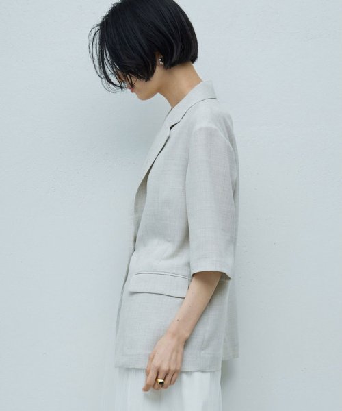 ハーフスリーブシングルジャケット 