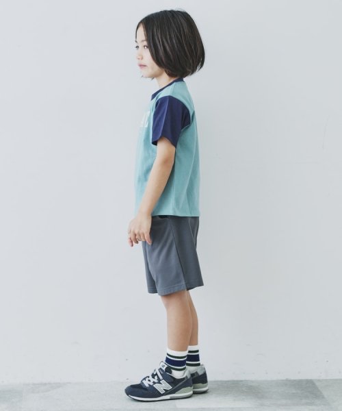 THE SHOP TK（KID）(ザ　ショップ　ティーケー（キッズ）)/【110－150】オーガビッツ配色コットンTシャツ/img06