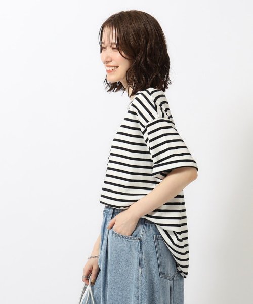 SHOO・LA・RUE(シューラルー)/【洗える】大人が一枚で着こなしやすい さらっとコットン五分袖Tシャツ/img14