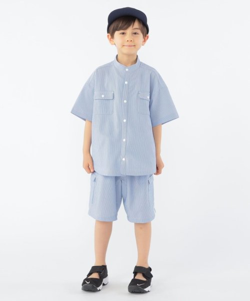 SHIPS KIDS(シップスキッズ)/SHIPS KIDS:100～130cm /〈UVカット/吸水速乾〉ドライタッチ ストライプ シャツ/img02