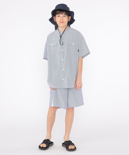 SHIPS KIDS(シップスキッズ)/SHIPS KIDS:140～160cm /〈UVカット/吸水速乾〉ドライタッチ ストライプ シャツ/img04