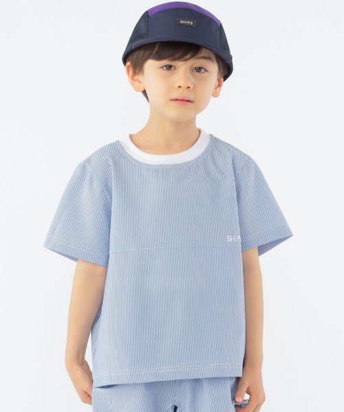 SHIPS KIDS(シップスキッズ)/SHIPS KIDS:100～130cm /〈UVカット/吸水速乾〉ドライタッチ プルオーバー/img02