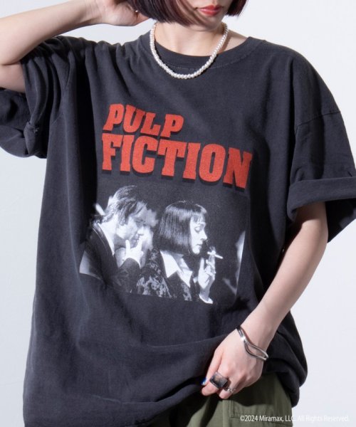 GLOSTER(GLOSTER)/【新柄追加】【GOOD ROCK SPEED/グッドロックスピード】PLUP FICTION ピグメントTシャツ ロゴ フォトTシャツ/img45