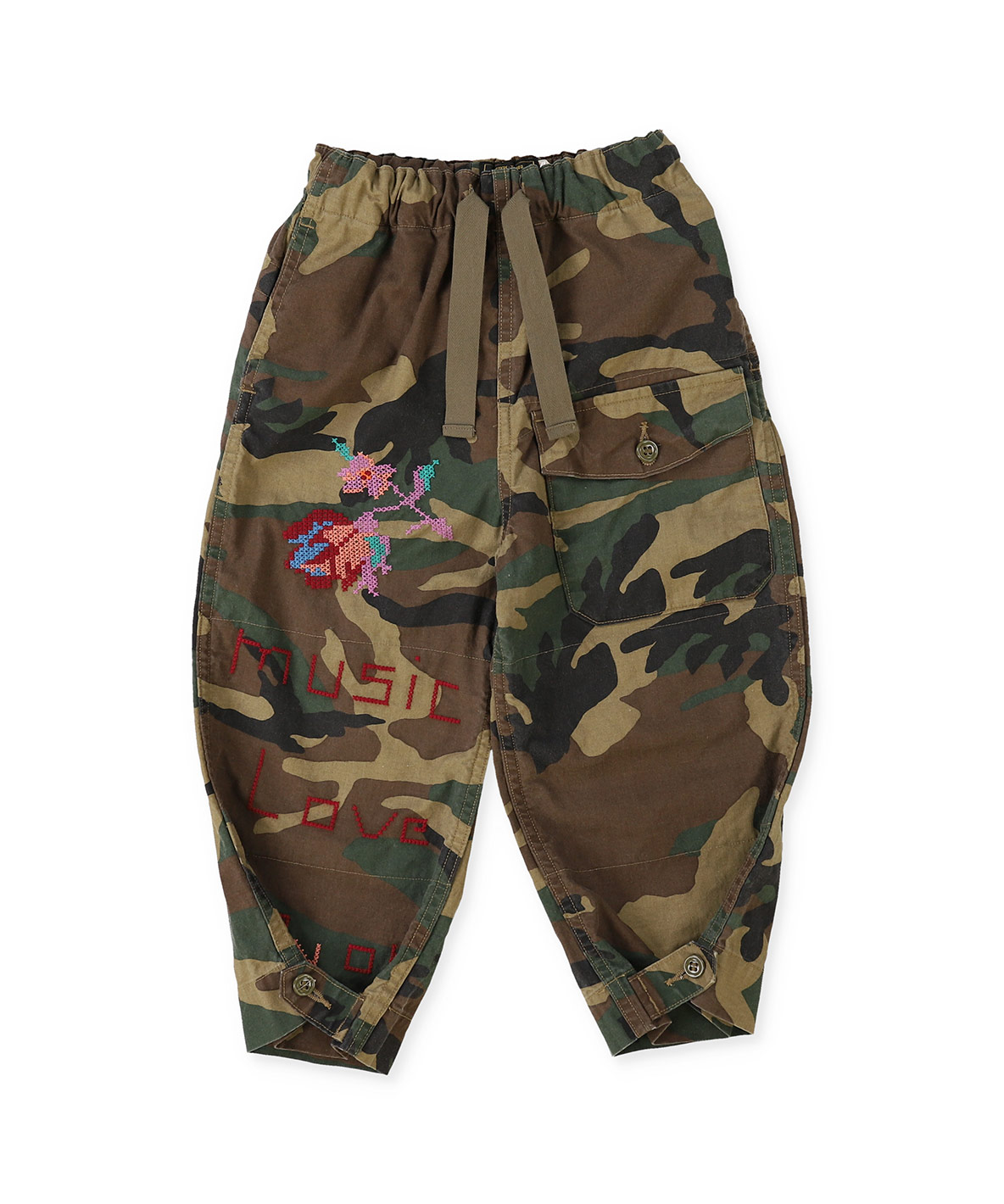 ゴートゥーハリウッド GO TO HOLLYWOOD 迷彩プリントイージーパンツ