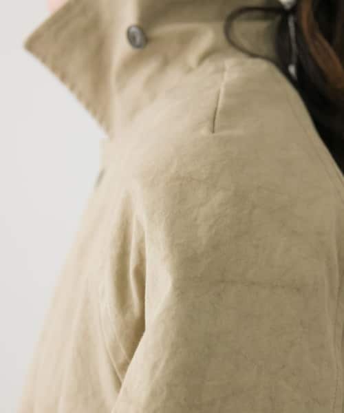 ステンカラーラグランビッグコート 