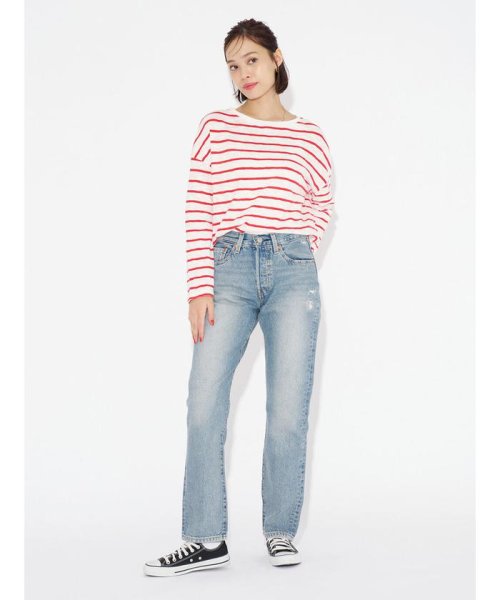 Levi's(リーバイス)/501(R) ジーンズ FOR WOMEN ミディアムインディゴ IDEA LADY TRANS/img09