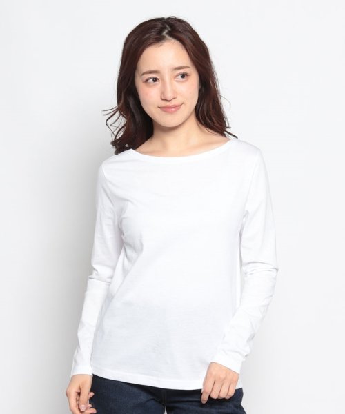 BENETTON (women)(ベネトン（レディース）)/ボートネック長袖Tシャツ・カットソー/img27